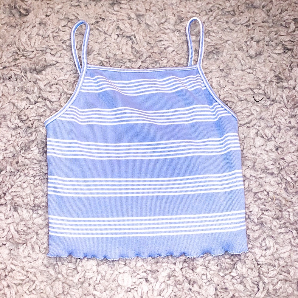 Forever 21 high neck crop cami top